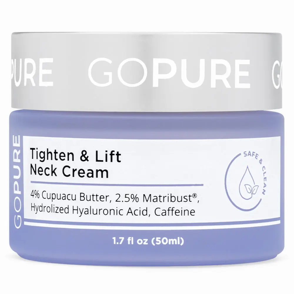 GOPURE Neck Cream Tighten & Lift Firming Cream for Crepey Skin
