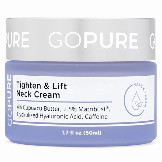 GOPURE Neck Cream Tighten & Lift Firming Cream for Crepey Skin